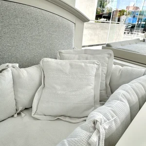 Vestidura para cuna blanco